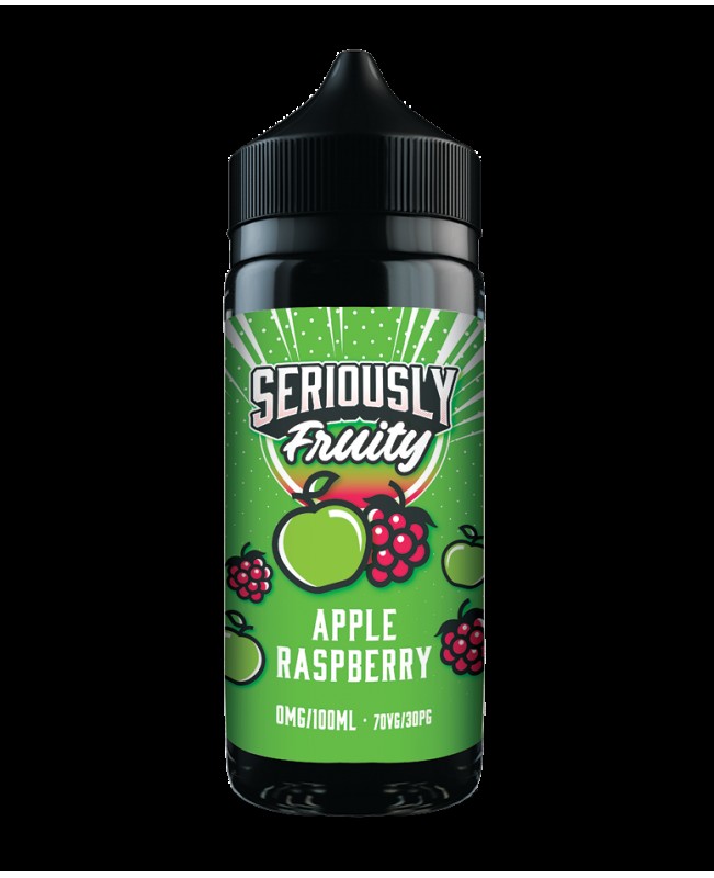 APPLE RASPBERRY E-LIQUID BY SERIOUSLY FRUITY / DOOZY VAPE CO 100ML 70VG