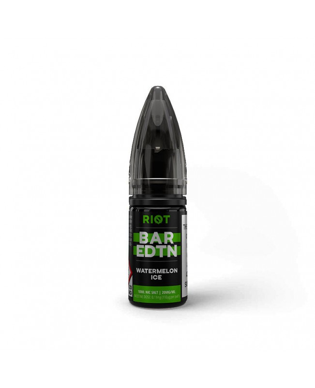 WATERMELON ICE RIOT BAR EDTN NICOTINE SALT E-LIQUID BY RIOT SQUAD