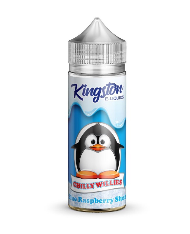 BLUE RASPBERRY SLUSH E LIQUID KINGSTON CHILLY WILLIES 100ML 70VG