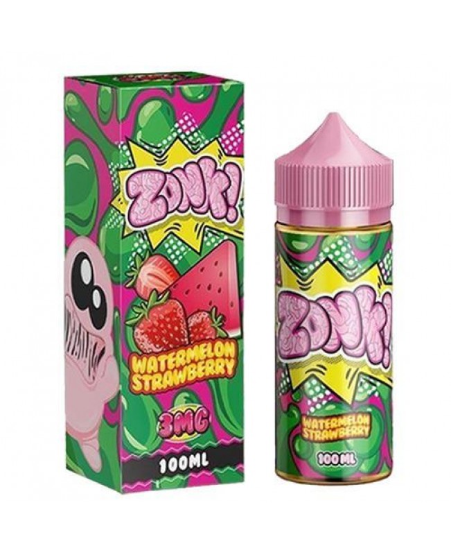 WATERMELON STRAWBERRY E LIQUID BY JUICE MAN 100ML 70VG