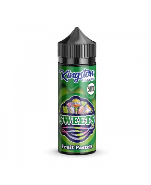 FRUIT PASTELS E LIQUID KINGSTON 50/50 SWEETS 100ML...