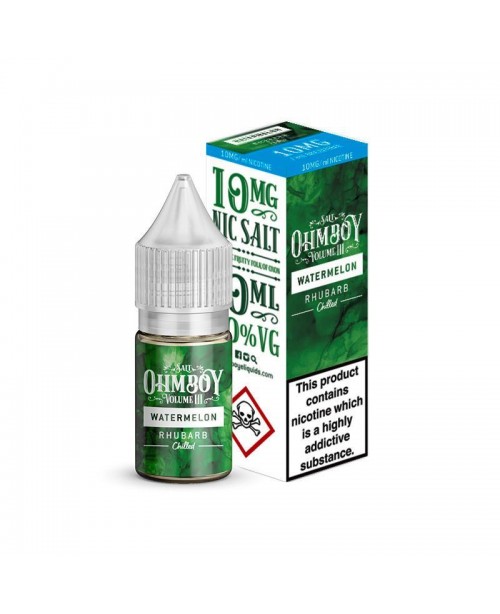 WATERMELON NICOTINE SALT E-LIQUID BY OHM BOY VOLUM...