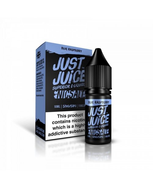 BLUE RASPBERRY NICOTINE SALT E-LIQUID BY JUST JUIC...