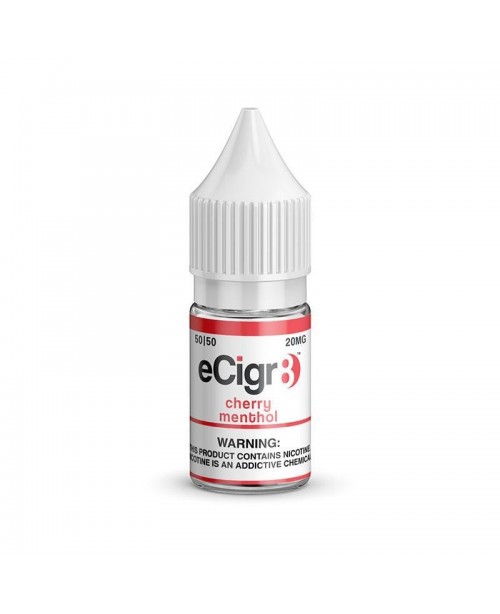 CHERRY MENTHOL NICOTINE SALT E-LIQUID BY ECIGR8 Ni...