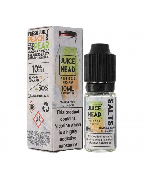 PEACH PEAR FREEZE NICOTINE SALT E-LIQUID BY JUICE ...