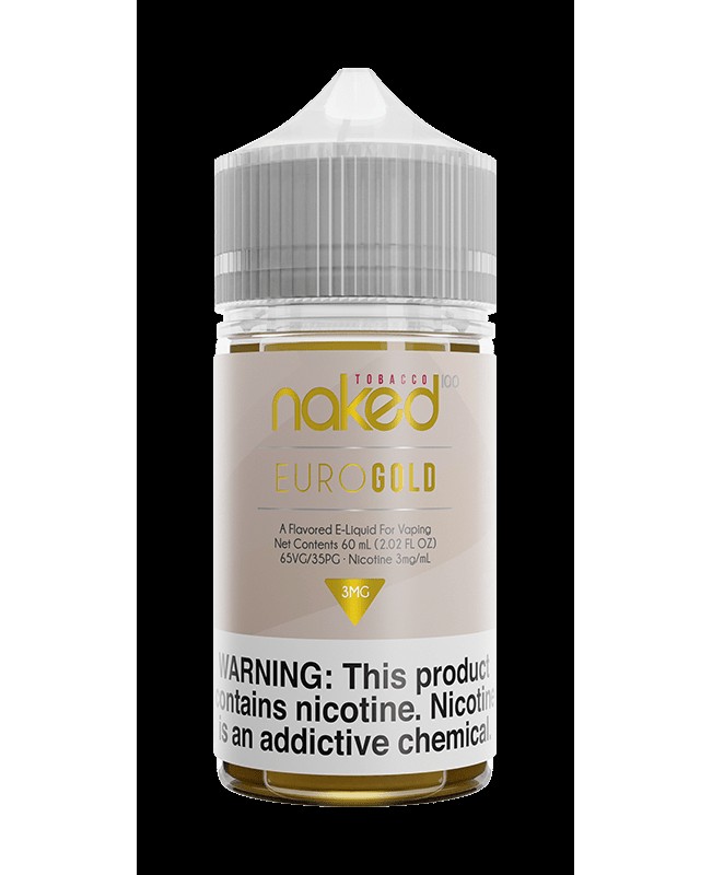 EURO GOLD E LIQUID BY NAKED 100 - TOBACCO 50ML 70VG