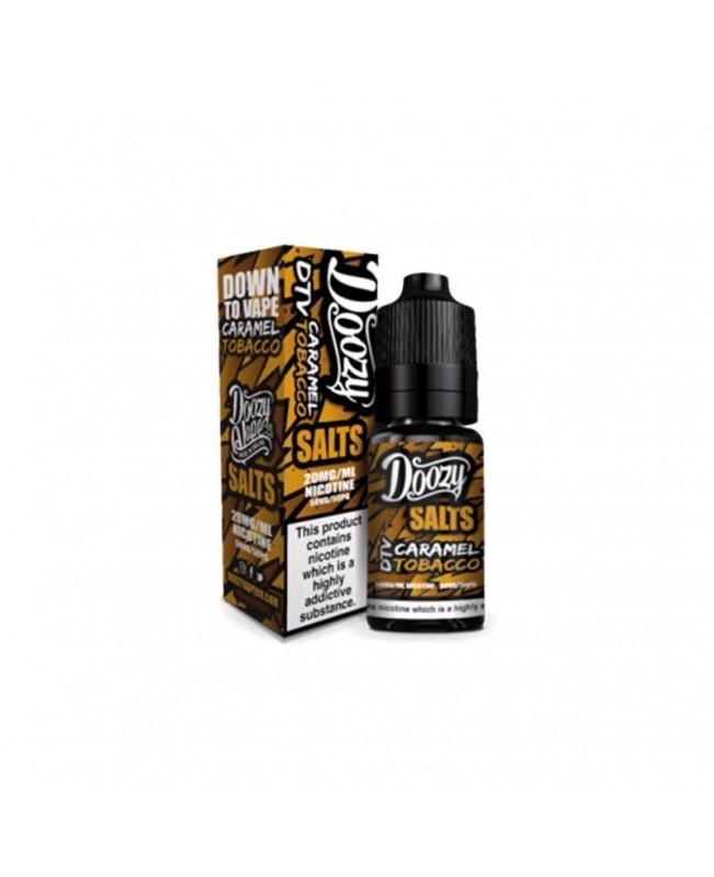 CARAMEL TOBACCO NICOTINE SALT E-LIQUID BY DOOZY SALTS