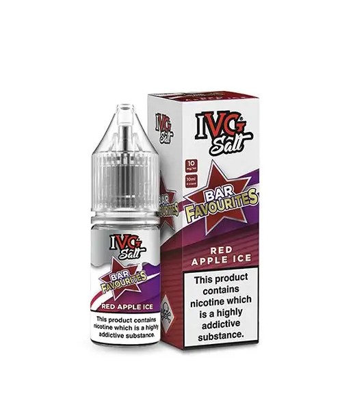 RED APPLE ICE NICOTINE SALT E-LIQUID BY IVG SALT B...