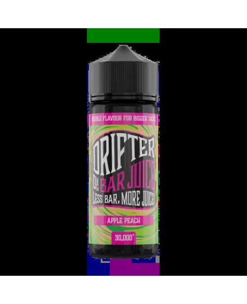 APPLE PEACH E LIQUID DRIFTER BAR JUICE 100ML 50VG