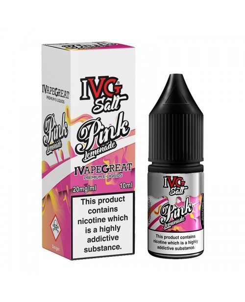 PINK LEMONADE NICOTINE SALT E-LIQUID BY I VG SALT