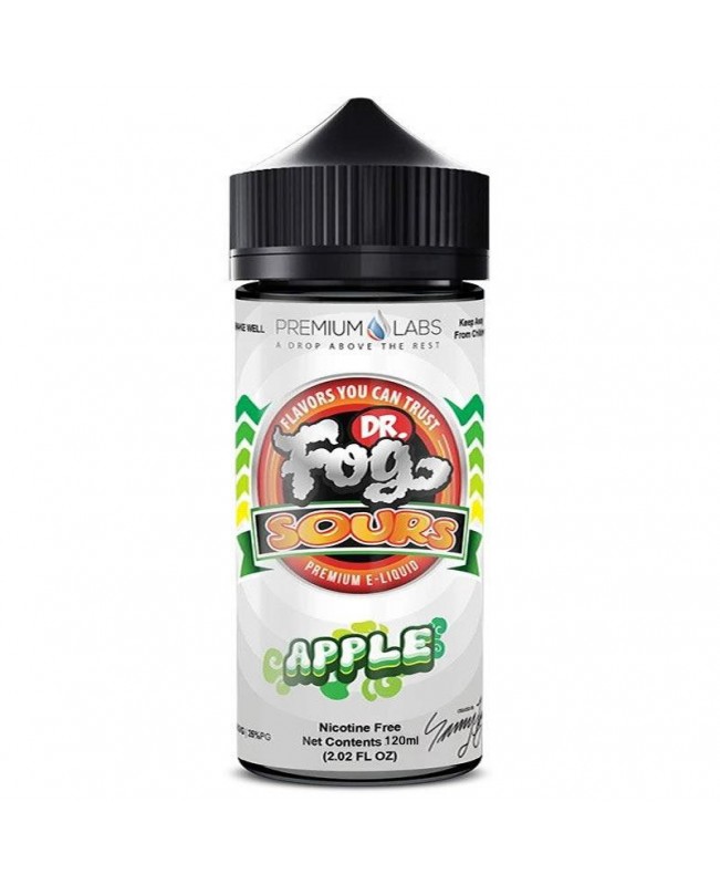 APPLE SOUR E LIQUID BY DR FOG 100ML 75VG