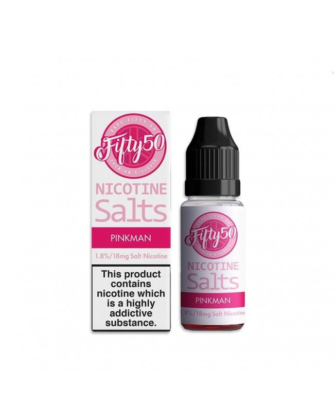 PINKMAN NICOTINE SALT E-LIQUID BY FIFTY50 SALTS