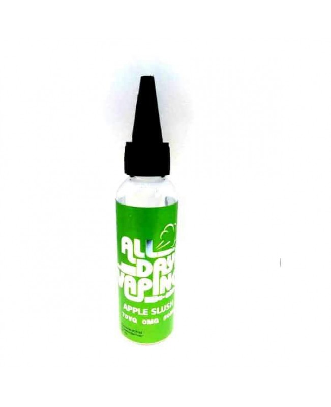 APPLE SLUSH E LIQUID BY ALL DAY VAPING 50ML 70VG