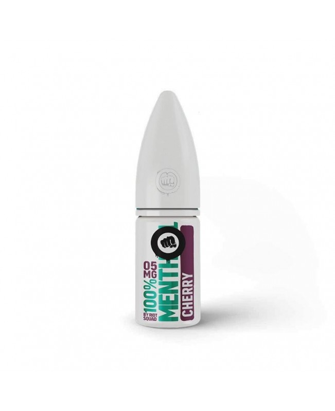 CHERRY NICOTINE SALT E-LIQUID BY RIOT SQUAD 100% MENTHOL