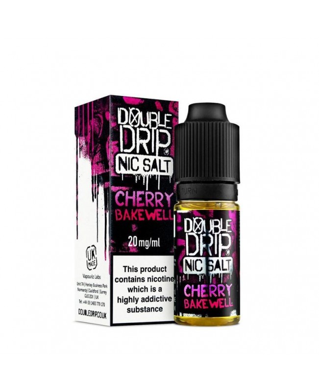 CHERRY BAKEWELL NIC SALT E-LIQUID BY DOUBLE DRIP