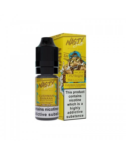 CUSHMAN BANANA NICOTINE SALT E-LIQUID BY NASTY SAL...