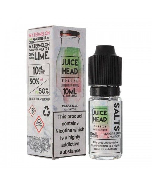 WATERMELON LIME FREEZE NICOTINE SALT E-LIQUID BY J...