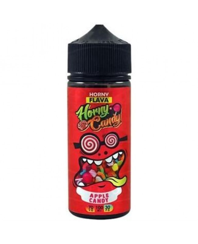 APPLE CANDY E LIQUID BY HORNY FLAVA 100ML 70VG