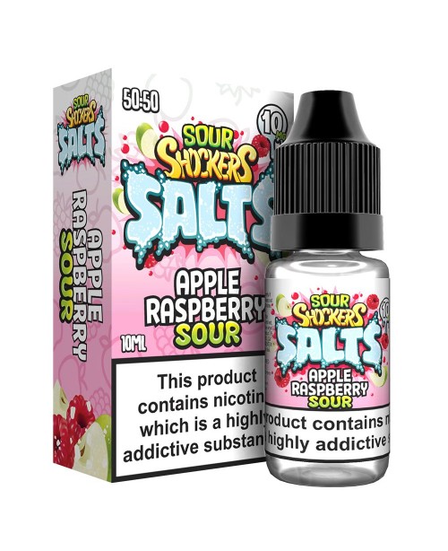 APPLE RASPBERRY SOURS NICOTINE SALT E-LIQUID BY SO...