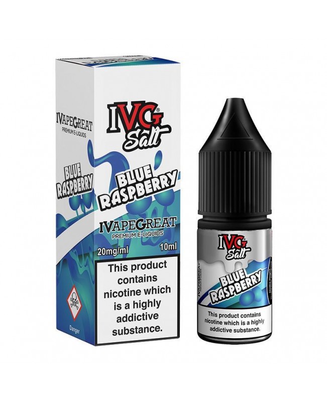 BLUE RASPBERRY NIC SALT E-LIQUID BY I VG