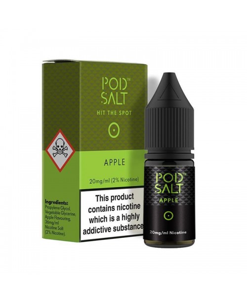 APPLE NICOTINE SALT E-LIQUID BY POD SALT CORE RANG...