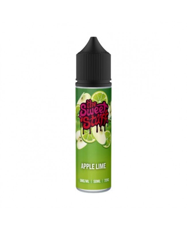 APPLE LIME E LIQUID BY THE SWEET STUFF 50ML 70VG