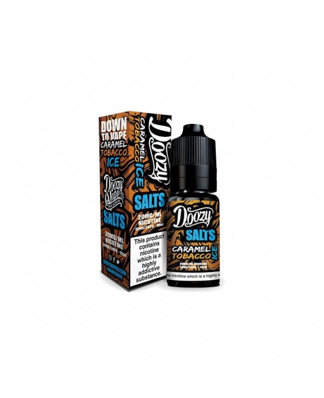 CARAMEL TOBACCO ICE NICOTINE SALT NICOTINE SALT E-LIQUID BY DOOZY SALTS