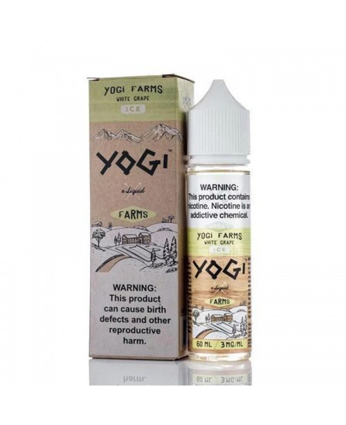 WHITE GRAPE ICE E LIQUID BY YOGI FARMS 50ML 70VG