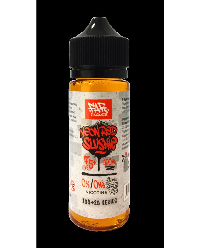 NEON RED SLUSHIE E LIQUID BY FAR - ELEMENT 100ML 75VG