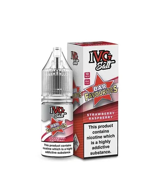 STRAWBERRY RASPBERRY NICOTINE SALT E-LIQUID BY IVG...