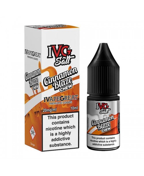 CINNAMON BLAZE CHEW NICOTINE SALT E-LIQUID BY I VG...