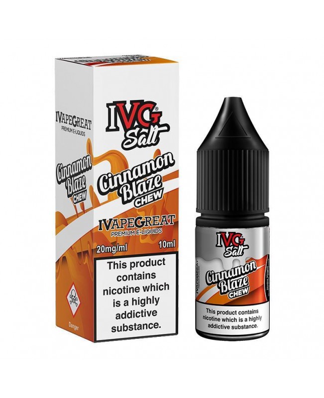 CINNAMON BLAZE CHEW NICOTINE SALT E-LIQUID BY I VG SALT