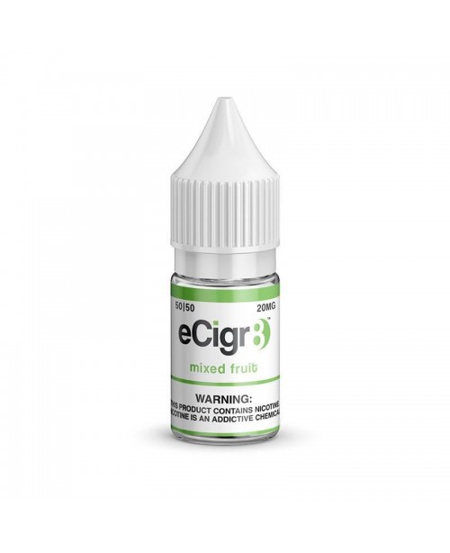 MIXED FRUIT NICOTINE SALT E-LIQUID BY ECIGR8 Nic S...