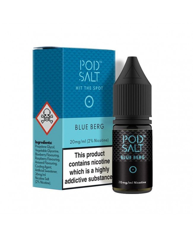 BLUE BERG NICOTINE SALT E-LIQUID BY POD SALT CORE RANGE