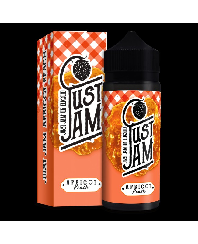 APRICOT PEACH  E LIQUID BY JUST JAM 100ML 80VG