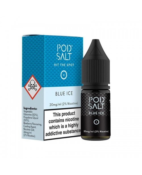 BLUE ICE NICOTINE SALT E-LIQUID BY POD SALT CORE R...