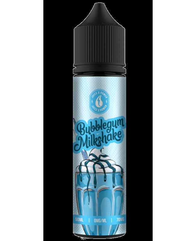 BUBBLEGUM MILKSHAKE E LIQUID BY JUICE 'N' POWER 50ML 70VG