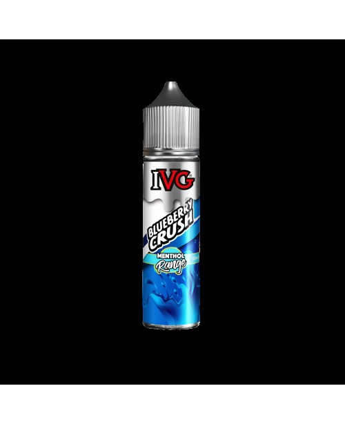 BLUEBERRY CRUSH E LIQUID BY I VG MENTHOL RANGE 50M...