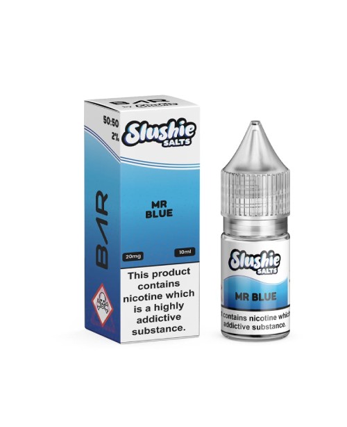 MR BLUE NICOTINE BAR SALT E LIQUID BAR BY SLUSHIE ...