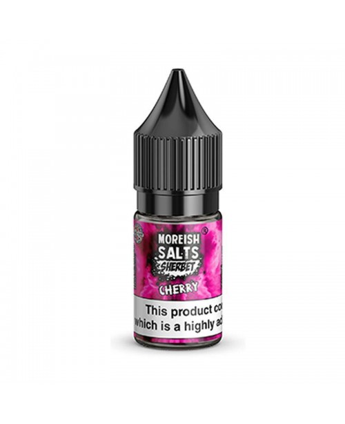 CHERRY SHERBET NICOTINE SALT E-LIQUID BY MOREISH S...