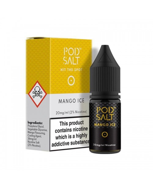 MANGO ICE NICOTINE SALT E-LIQUID BY POD SALT CORE ...