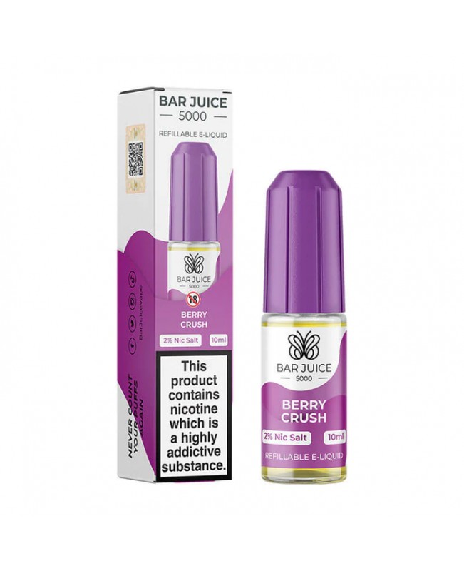 BERRY CRUSH NICOTINE SALT E-LIQUID BY BAR JUICE 5000