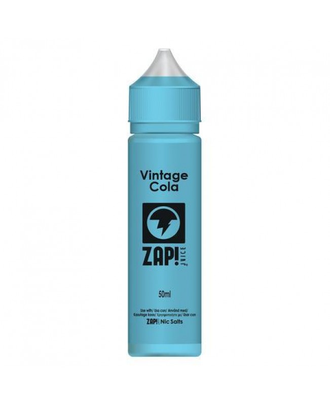 VINTAGE COLA E LIQUID BY ZAP! JUICE 50ML 70VG