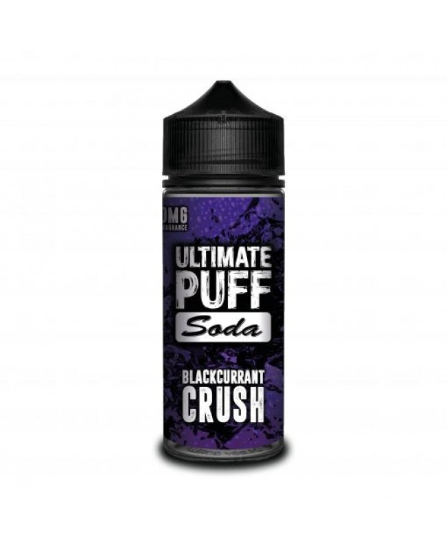 BLACKCURRANT CRUSH E LIQUID BY ULTIMATE PUFF SODA 100ML 70VG