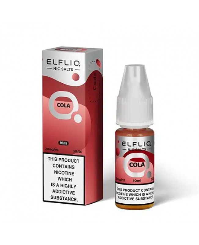 COLA NICOTINE SALT E-LIQUID BY ELFLIQ - ELFBAR