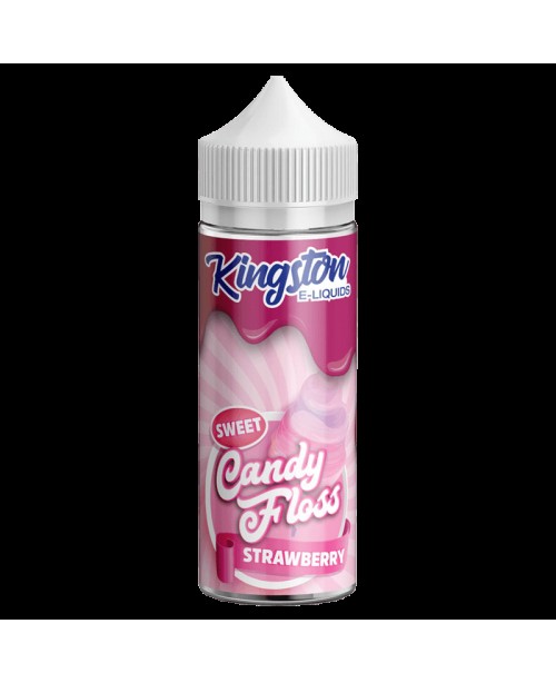 STRAWBERRY E LIQUID KINGSTON CANDY FLOSS 100ML 70V...