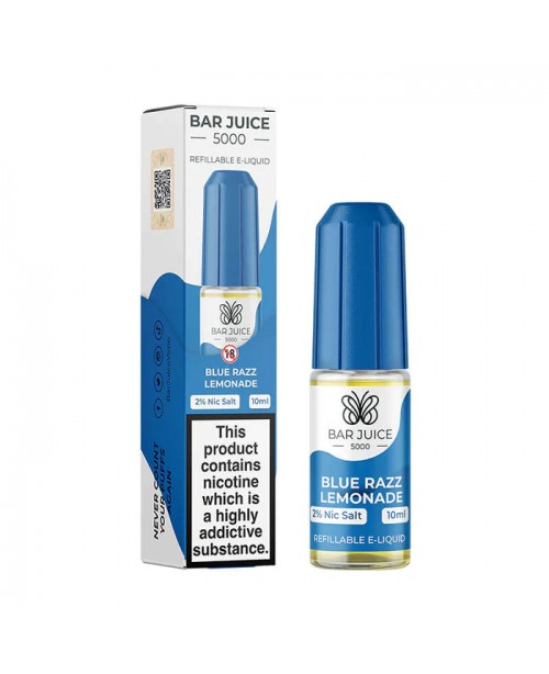 BLUE RAZZ LEMONADE NICOTINE SALT E-LIQUID BY BAR J...