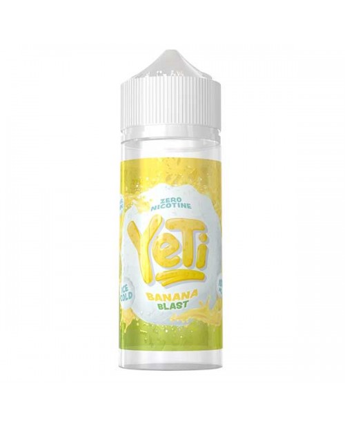 BANANA BLAST E LIQUID BY YETI E LIQUIDS 100ML 70VG