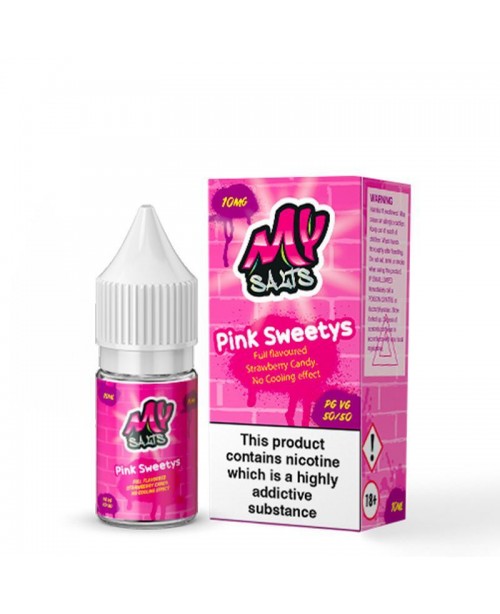 PINK SWEETYS NICOTINE SALT E-LIQUID BY MY SALTS