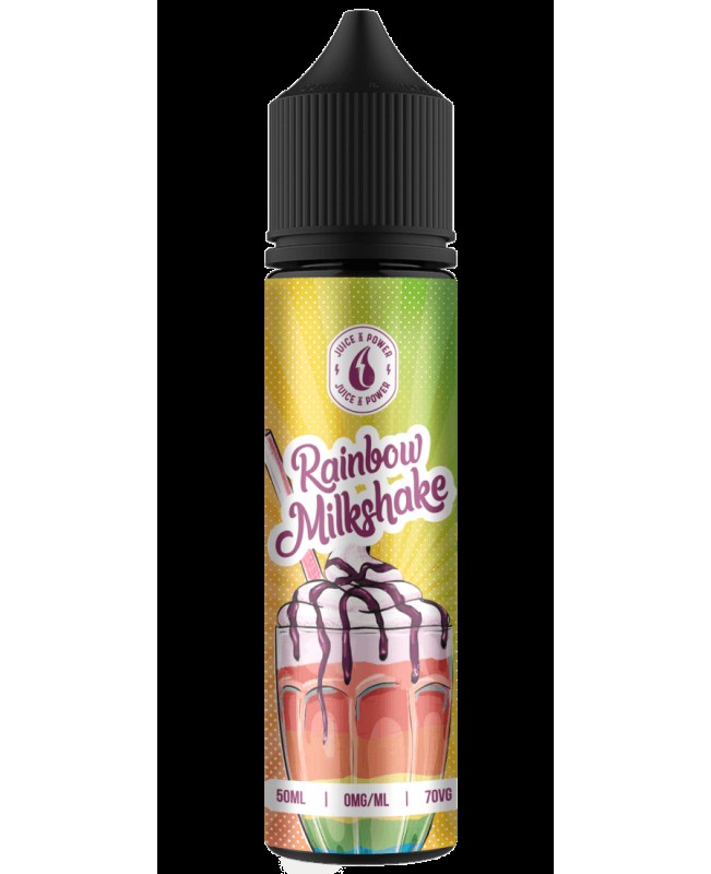 RAINBOW MILKSHAKE E LIQUID BY JUICE 'N' POWER 50ML 70VG